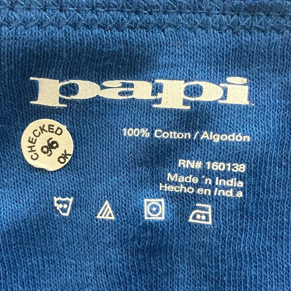 Papi Rib Jockstrap Blue Large - Picture 5 of 6